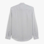 Chemise imprimée indigo blue