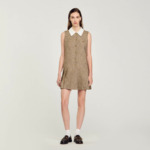 Robe courte pied de poule