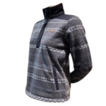 W Sawyer Rapids FS Printed Half Snap Bleu