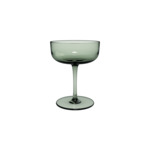 Like Sage - Lot de 2 coupes à champagne, vert, en cristal