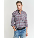 Chemise regular fit en popeline à motif écossais classique
