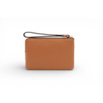 Lettrines de Lancel - Mini Pochette Zippee Avec Dragonne - Camel