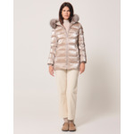 Doudoune Dalya Marron glacé en Polyamide