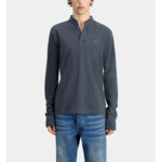 Polo Gris En Coton Homme