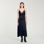 Robe longue dentelle