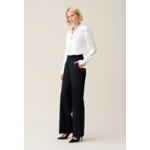 Pantalon tailleur laine marine