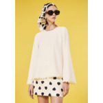 Top Tazzio-Ecru en Polyester