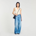 Veston en tweed strassé