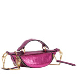Origami De Lancel - Mini Sac Porte Croise Zippe - Fuchsia