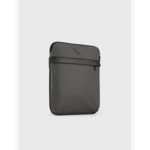 Petit messager plat aimant gris