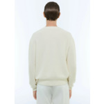 Pull col tunisien en coton et cachemire