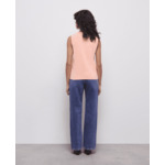 T-Shirt Sans Manches Fluo Vintage Femme