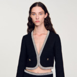 Veste courte en tweed