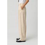 Pantalon large taille haute