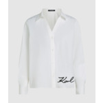 SIGNATURE EDGE POPLIN BLOUSE