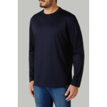 T-Shirt À Manches Longues En Jersey De Coton Pima