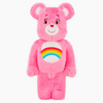 Bearbrick x Care Bears Cheer Bear Costume 400% Pink
