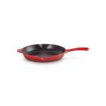 Skillet rond 23cm en fonte émaillée cerise