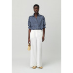 Pantalon léger large brodé