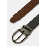 Ceinture Réversible En Cuir Foulonné