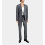 Veste De Costume Noire En Laine À Micro Motifs Homme