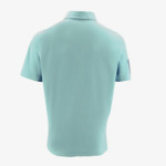 Polo manches courtes en coton avec broderie 15 bleu dragée