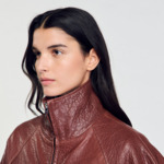 Blouson en cuir oversize
