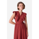 Robe Longue Ermione En Lyocell Et Coton