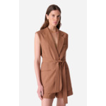 Veste Sans Manche Christen En Cuir de Mouton