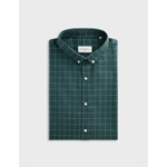Chemise gaspard à carreaux verts