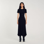 Robe longue en maille