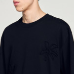 T-shirt orné de fleurs