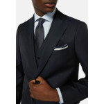 Veste Bleu Marine En Laine Super 130