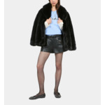 Short En Cuir Noir Femme