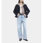 Caban Court Bleu Marine Femme