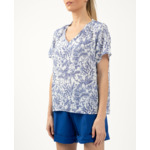 Top col V en viscose