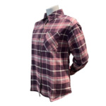 W FOXFIELD RUN FS FLANNEL Rose