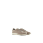 Snk vache suède+nylon-taupe