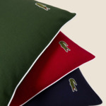 Lacoste - Housse de coussin en coton rouge, L Casual