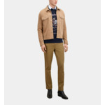 Blouson En Cuir Suede Homme