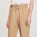 Pantalon droit élastiqué