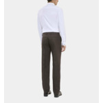 Pantalon Large À Rayures Marron Homme