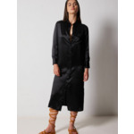 Robe Soie Rosemary NOIR