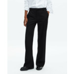 Pantalon Large Detail Bande Satin