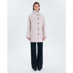 Manteau Miritino (Miranda Col Montant) Naturel en Laine