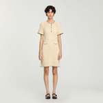 Robe courte en maille