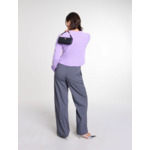 Pantalon de tailleur strassé