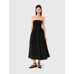 Robe bustier en maille et taffetas