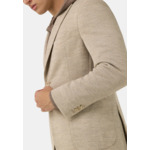 Veste Motif À Micro Structure En Laine Mélangée