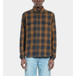 Surchemise À Carreaux Noirs Et Marrons Homme